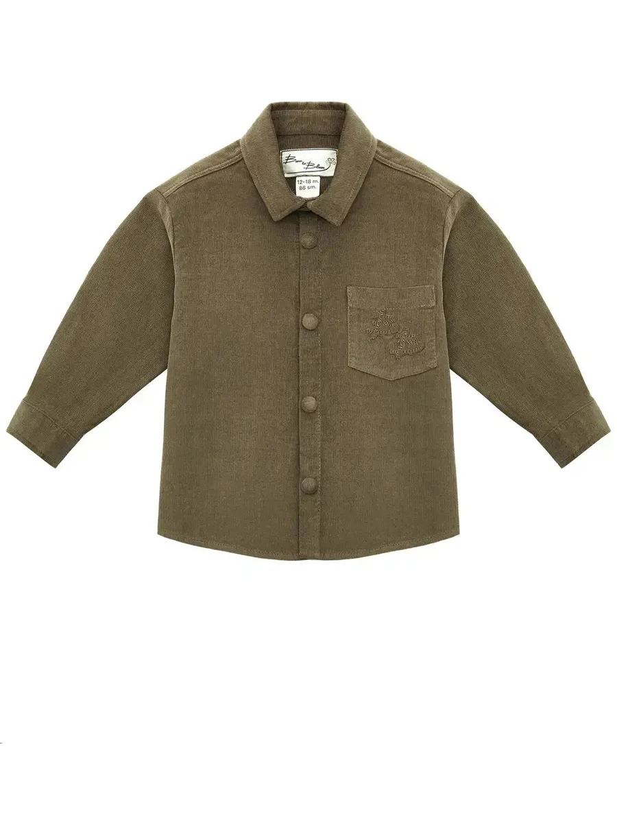 Рубашка вельветовая