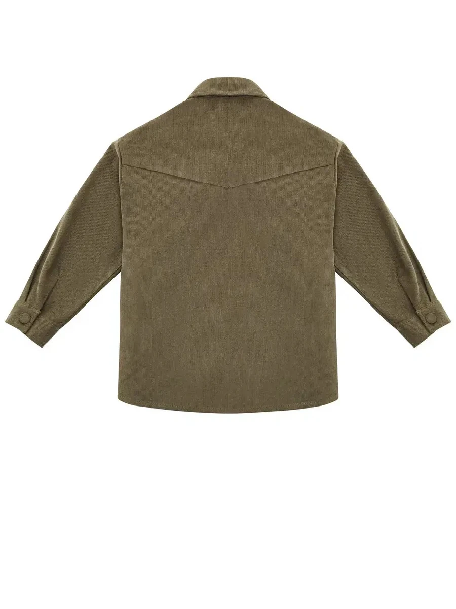 Рубашка вельветовая