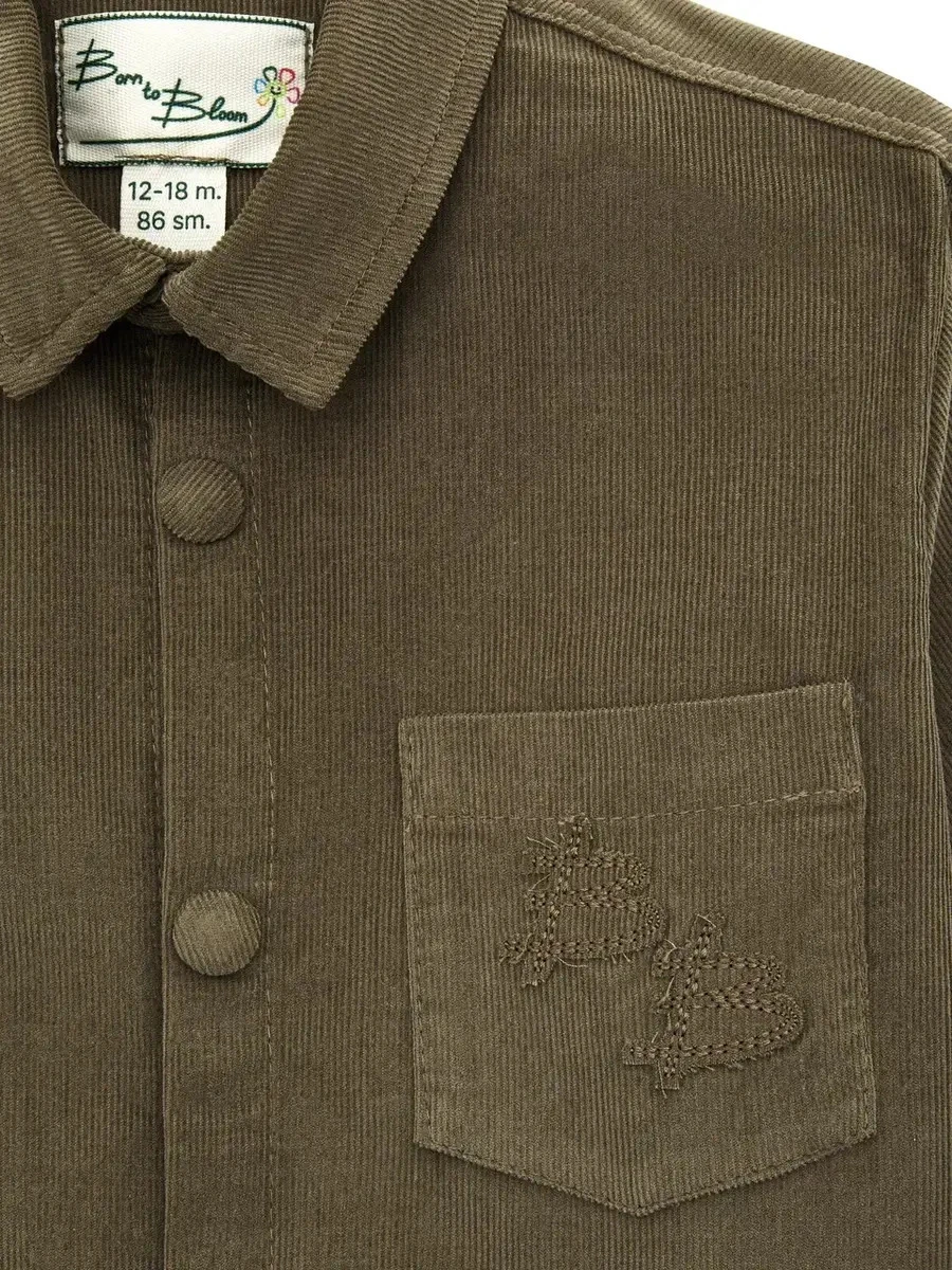 Рубашка вельветовая