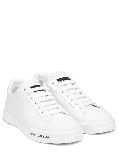 Кеды кожаные Portofino DOLCE & GABBANA