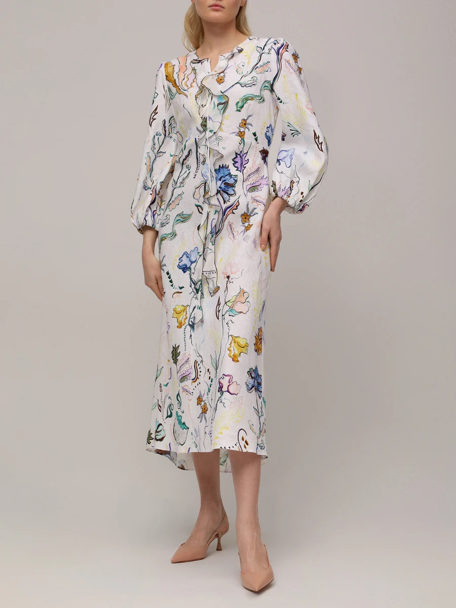 Платье льняное