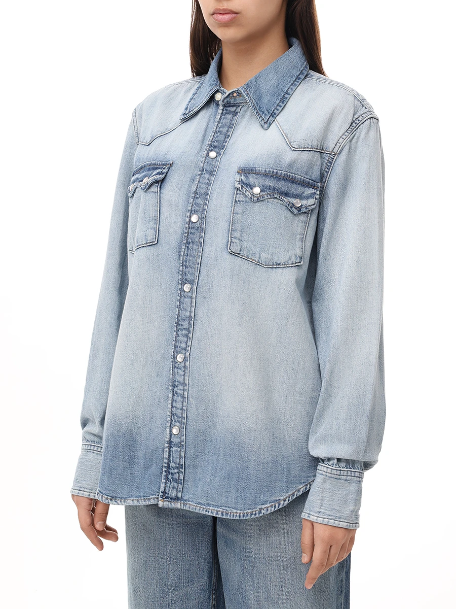 Рубашка джинсовая