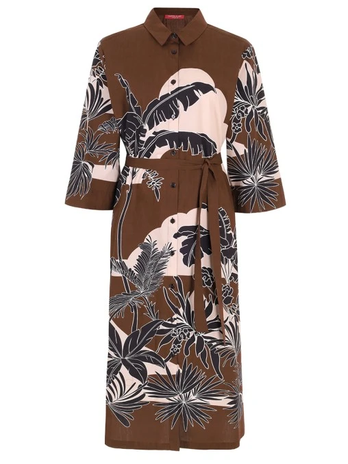 Платье хлопковое MARINA RINALDI