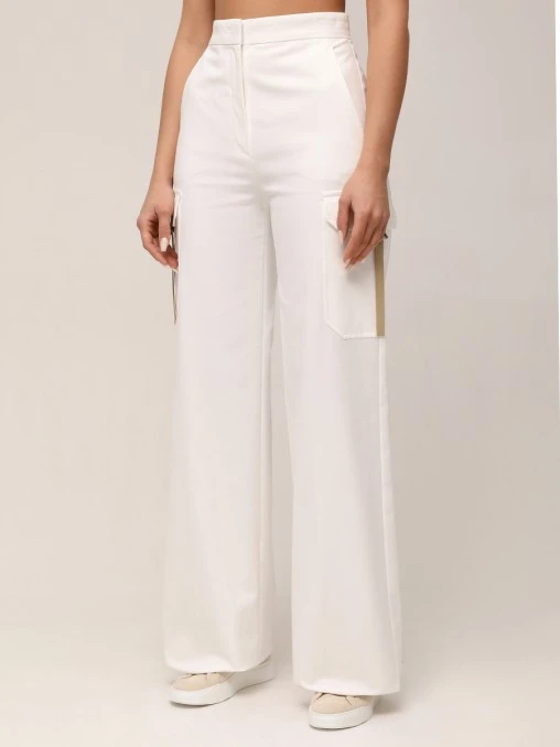 Брюки-карго хлопковые MAX MARA