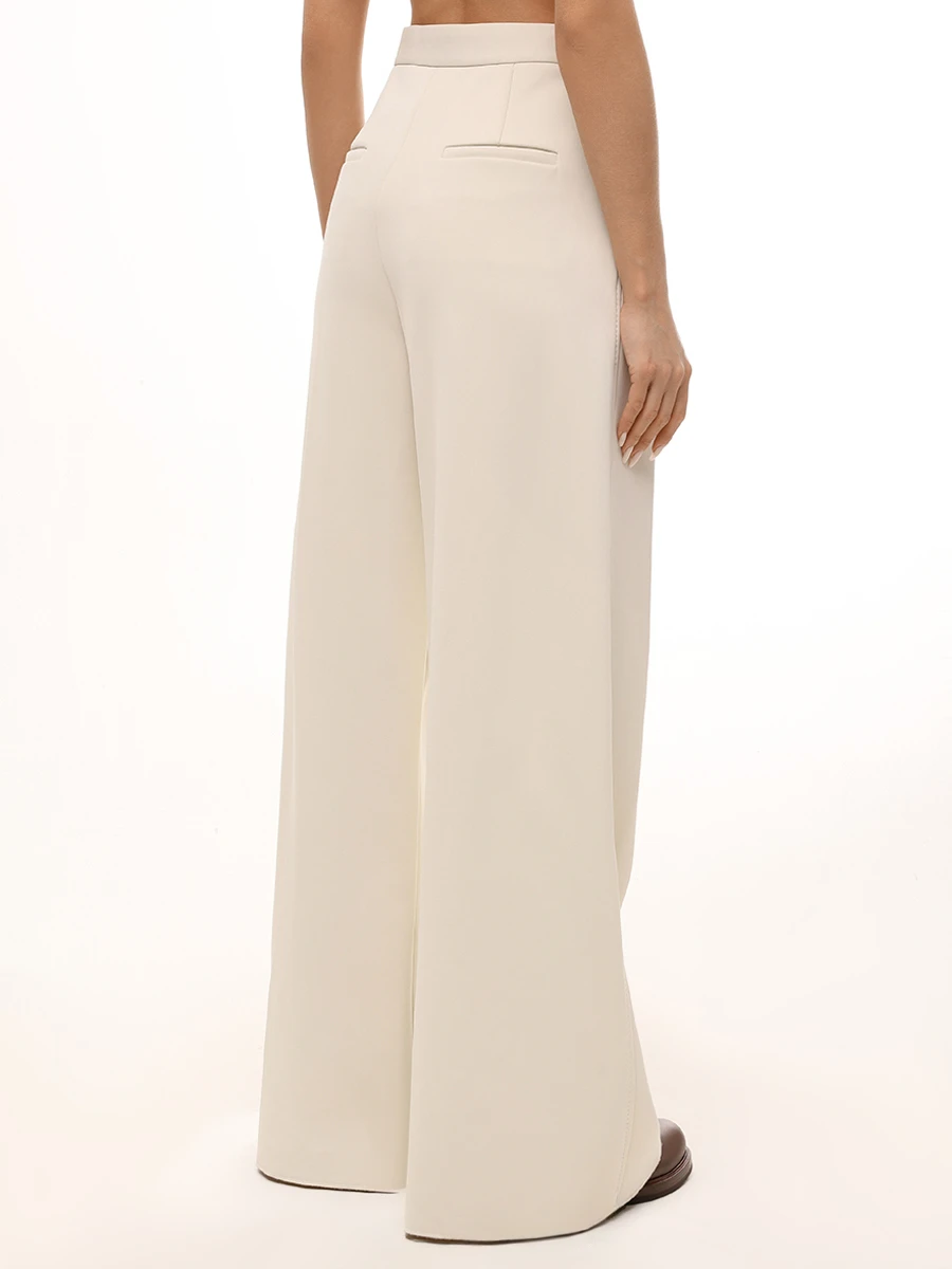 Брюки однотонные