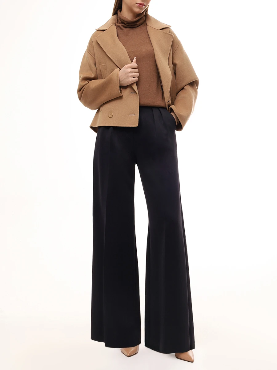 Брюки однотонные