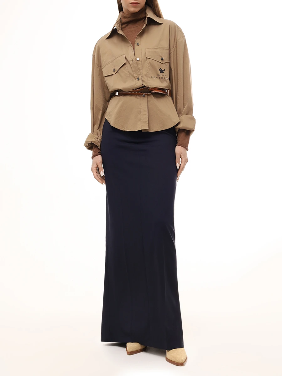 Юбка шерстяная