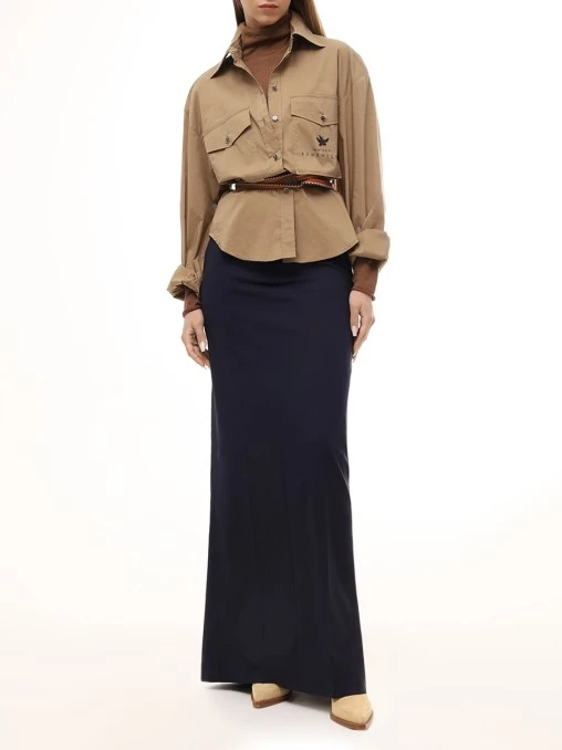 Юбка шерстяная MAX MARA