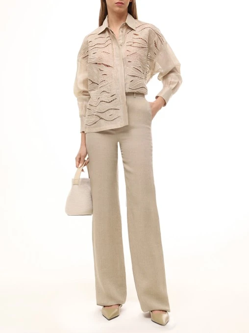 Рубашка из рами MAX MARA