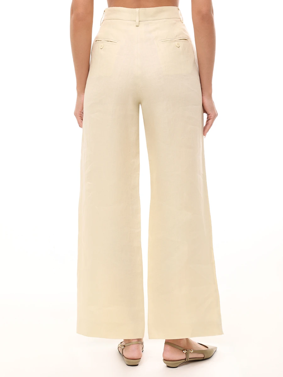 Брюки льняные