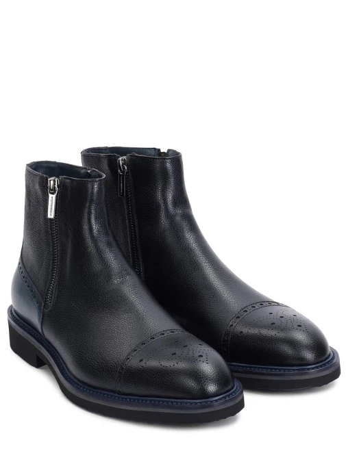 Ботинки кожаные на меху MORESCHI