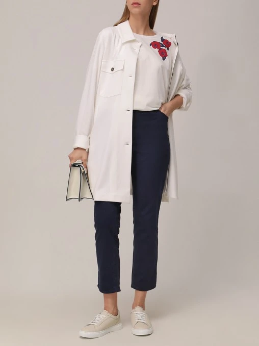 Футболка хлопковая PERSONA BY MARINA RINALDI