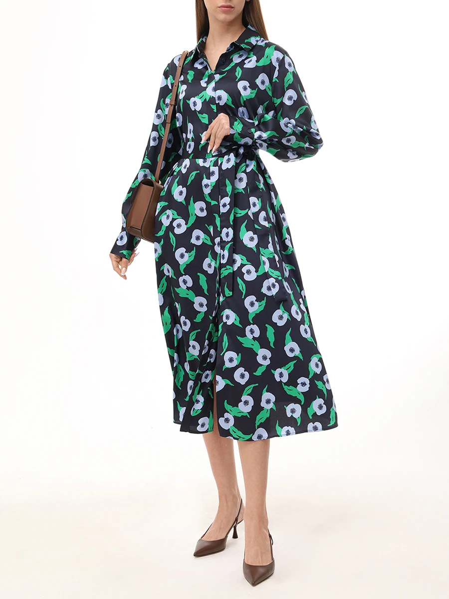 Платье с принтом