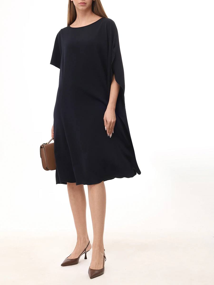 Платье однотонное