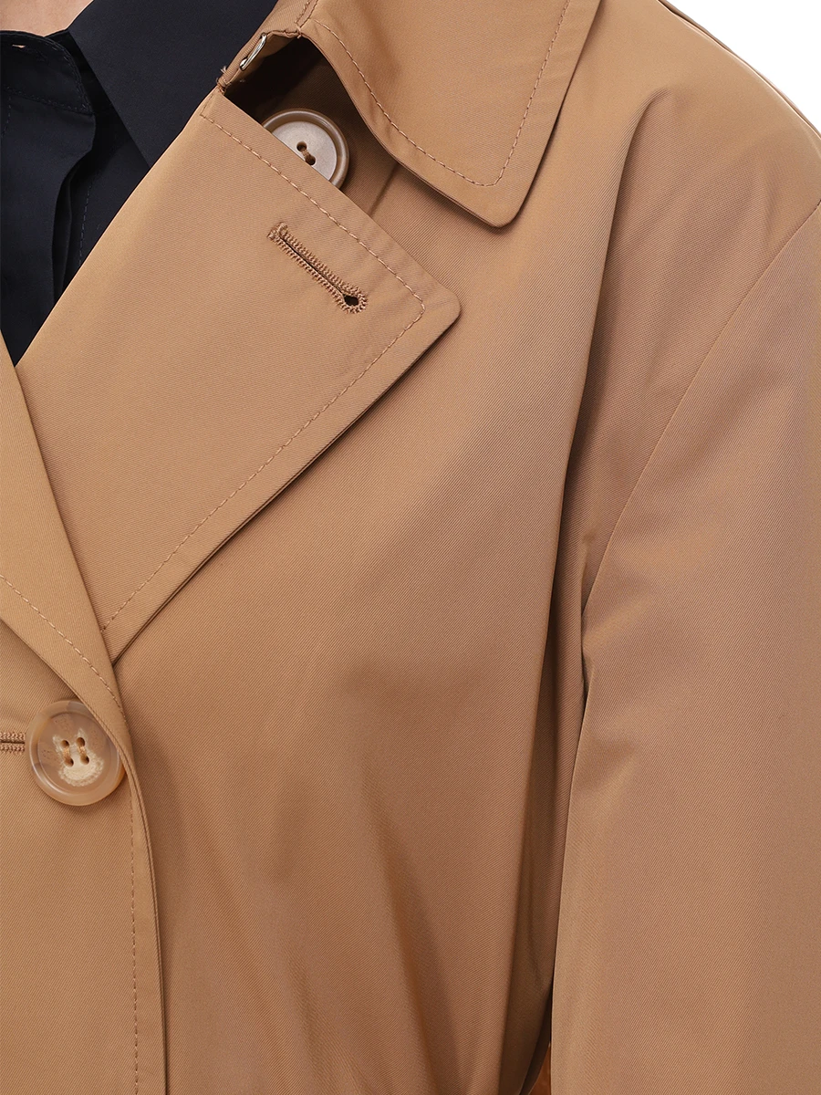 Плащ однотонный