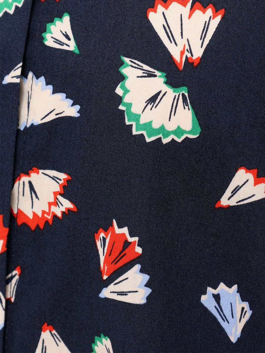 Блуза хлопковая с принтом