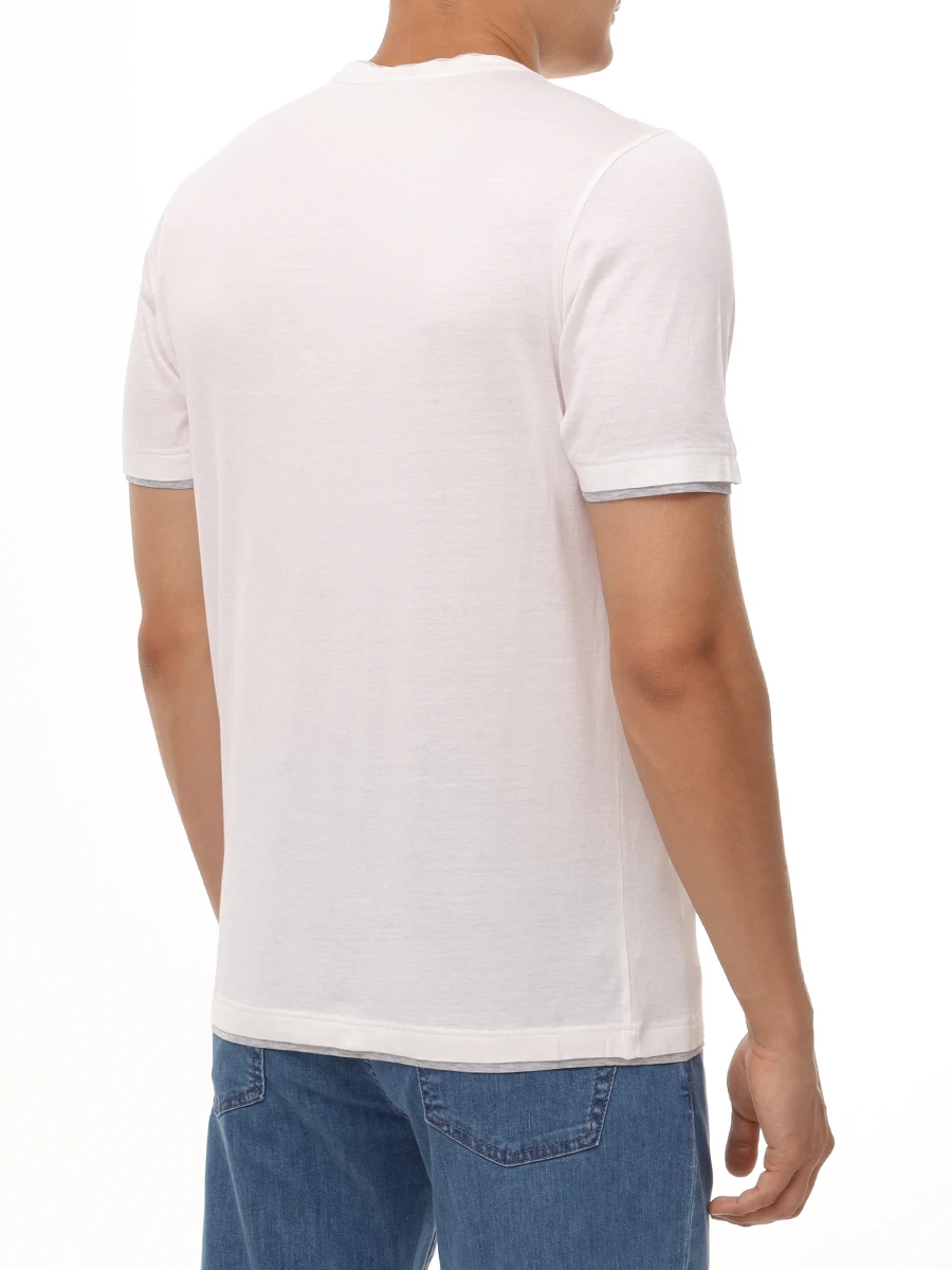 Футболка из шелка и хлопка