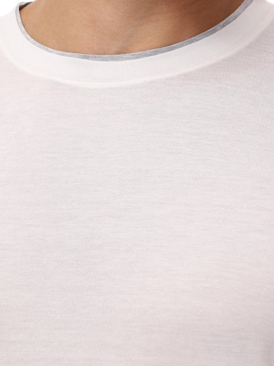 Футболка из шелка и хлопка