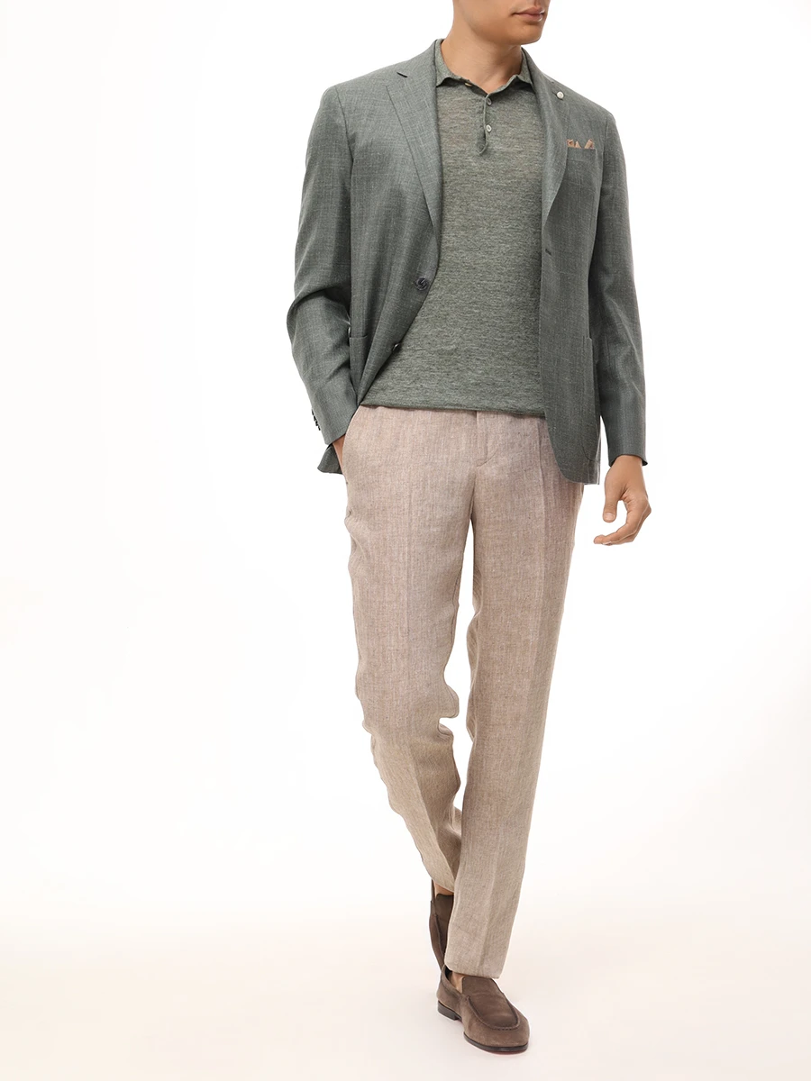 Поло льняное