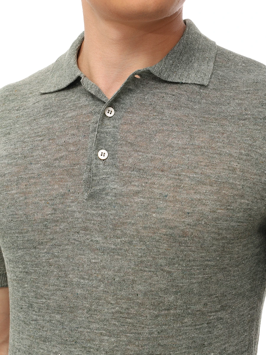 Поло льняное