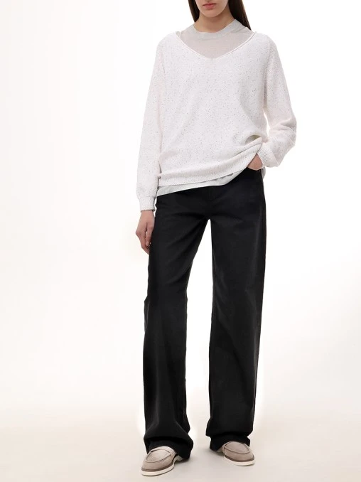 Пуловер хлопковый GRAN SASSO