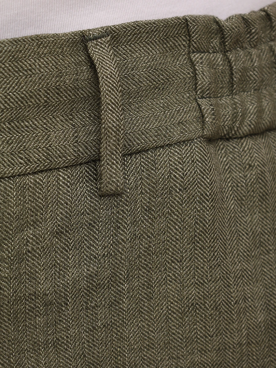 Брюки льняные