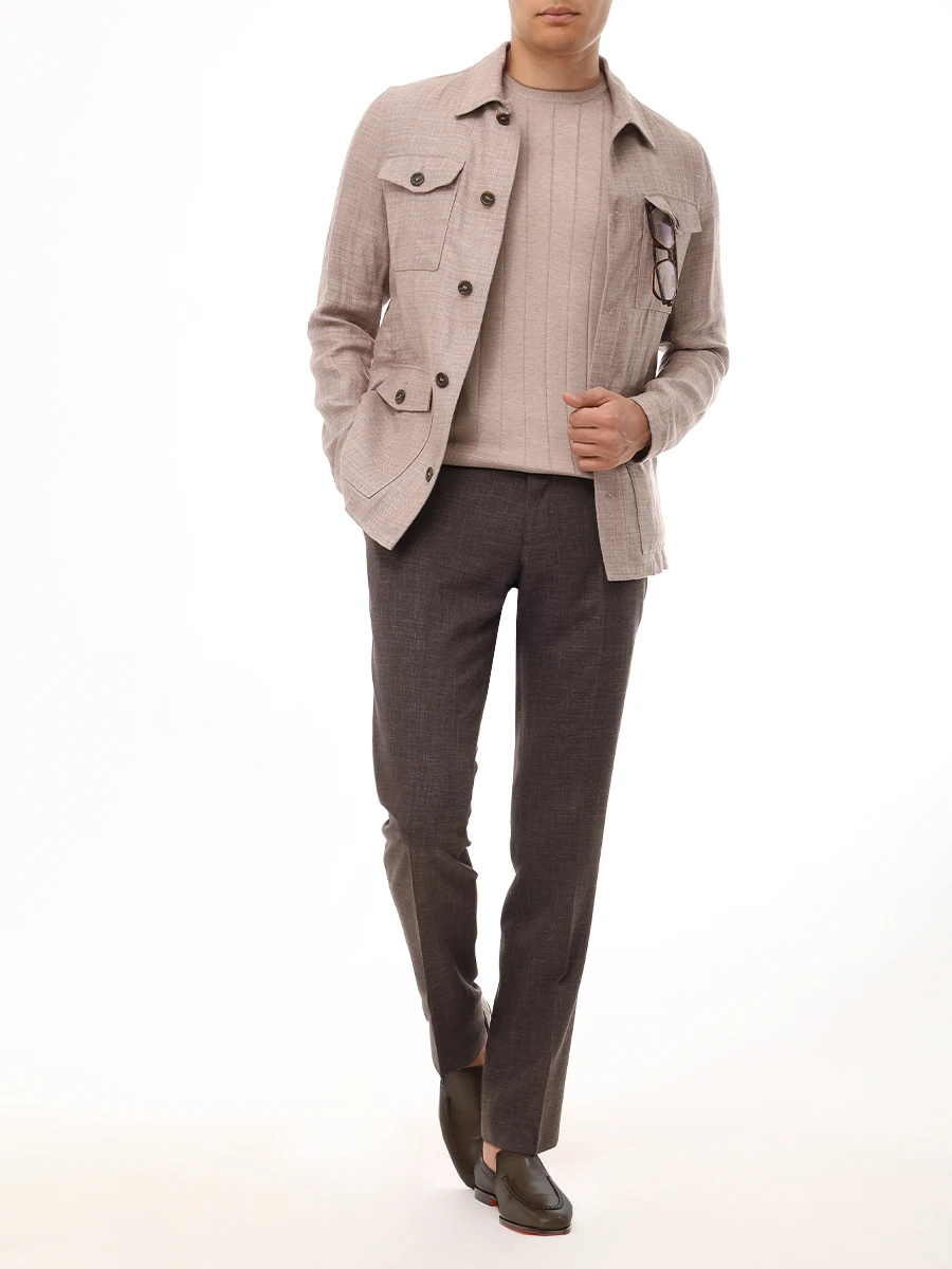 Брюки шерстяные