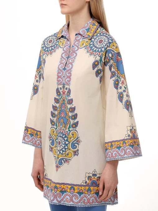 Блуза хлопковая ETRO