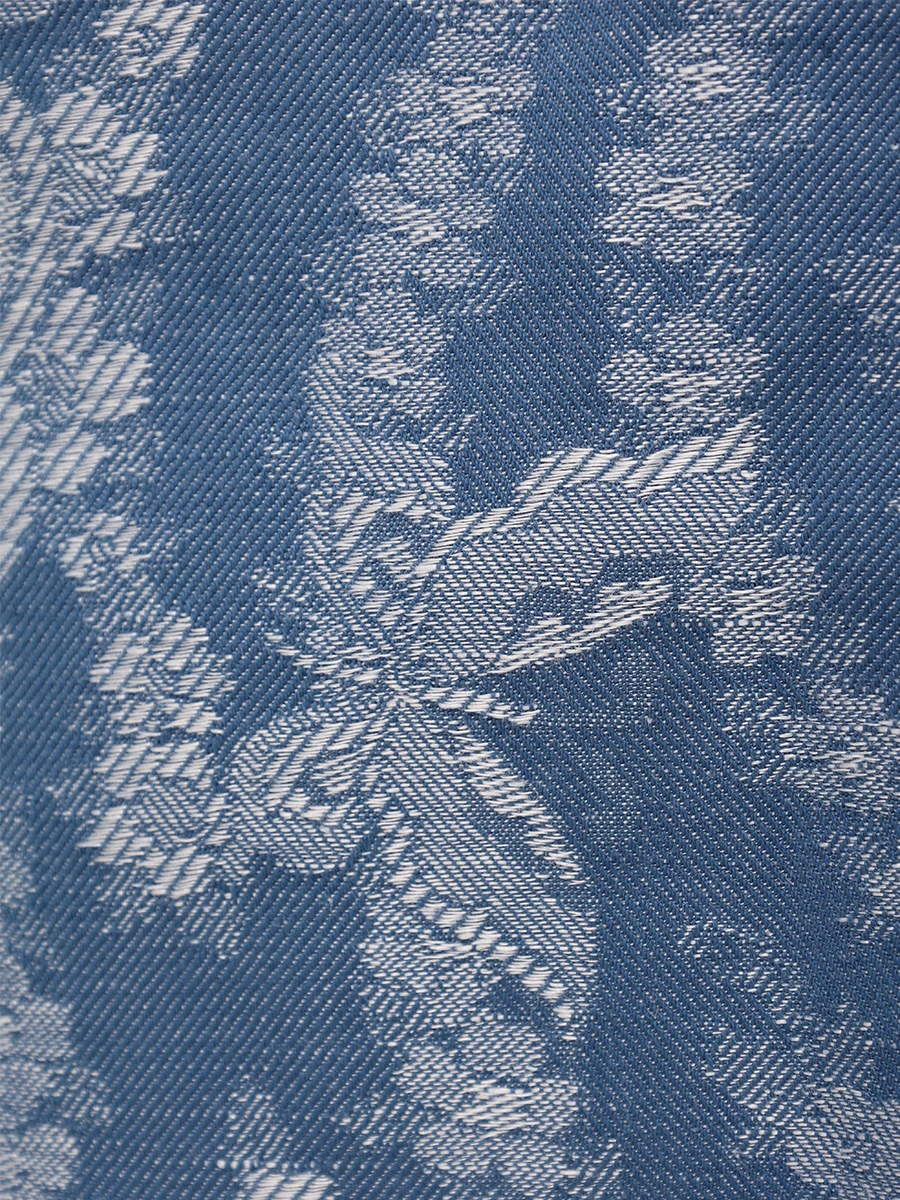 Джинсы из хлопка и льна