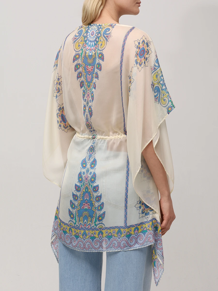 Блуза шелковая