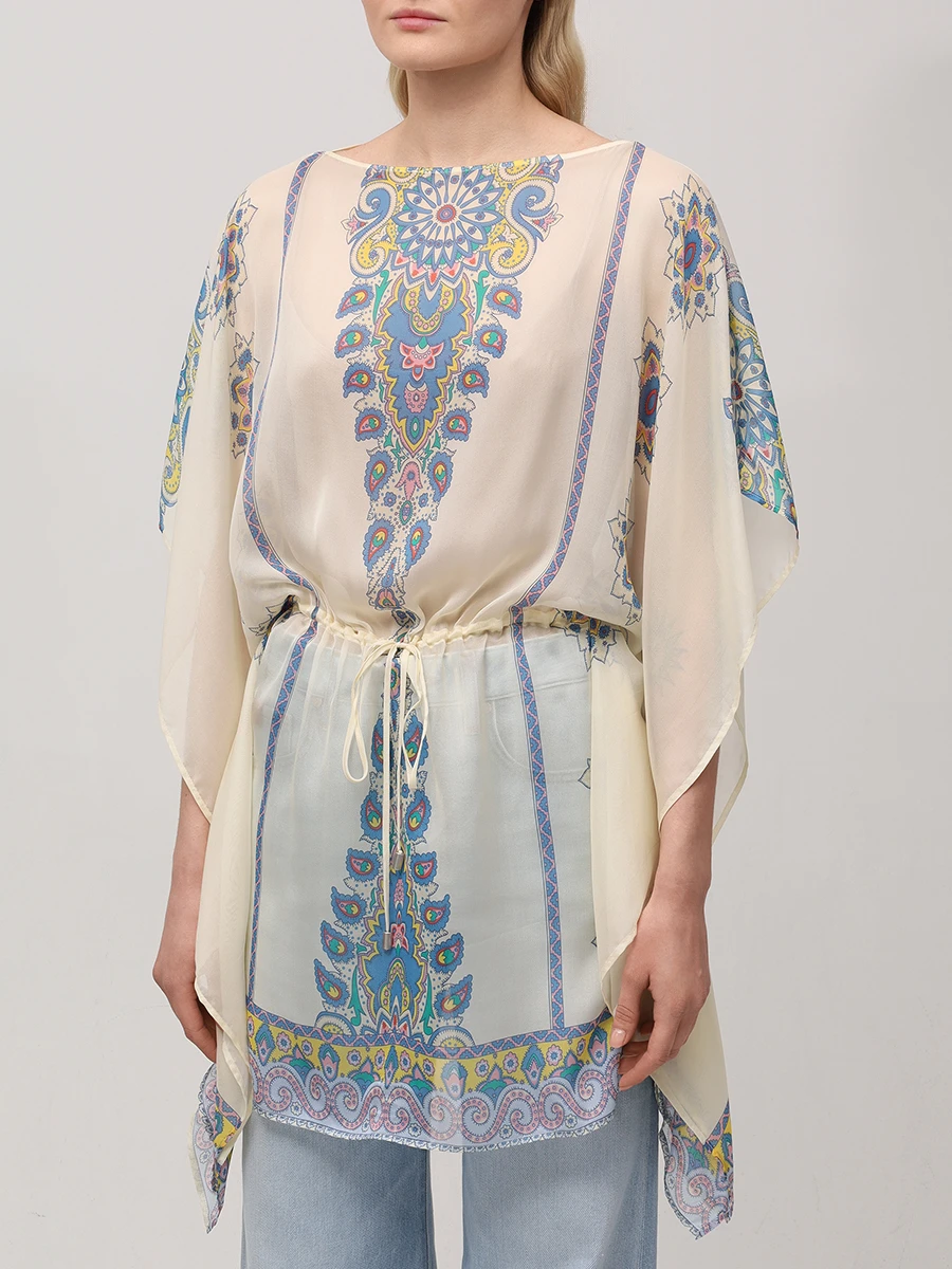 Блуза шелковая