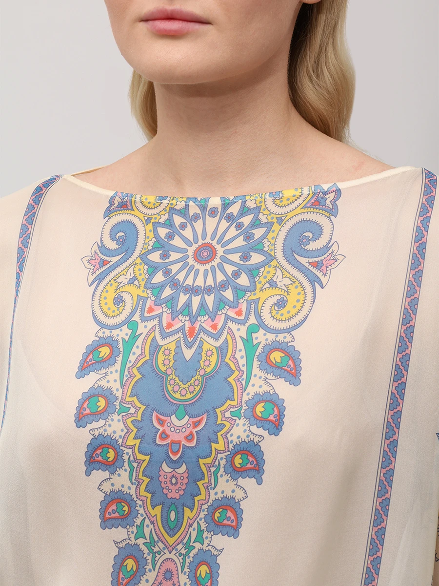 Блуза шелковая