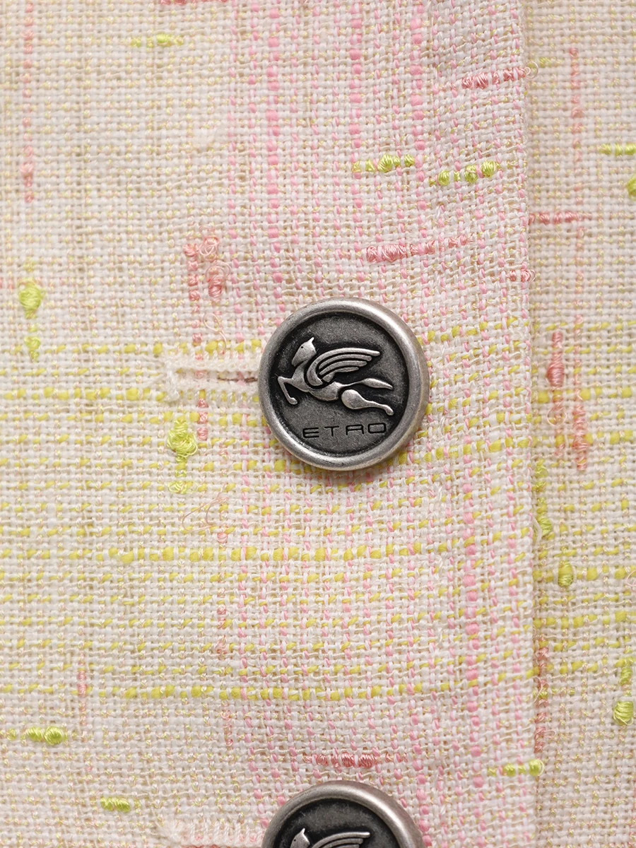 Жилет из льна и вискозы