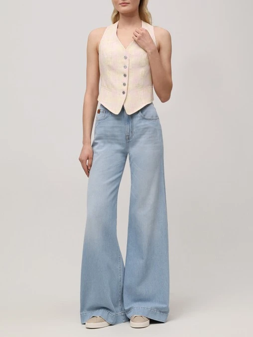 Жилет из льна и вискозы ETRO