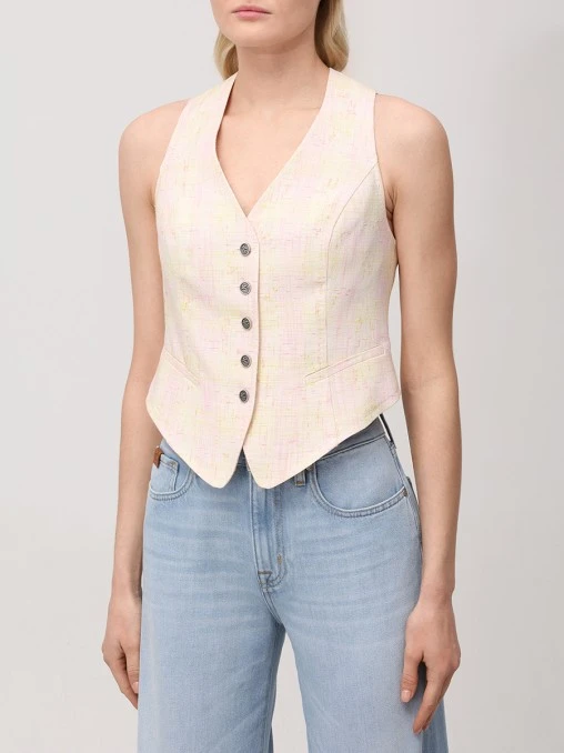 Жилет из льна и вискозы ETRO