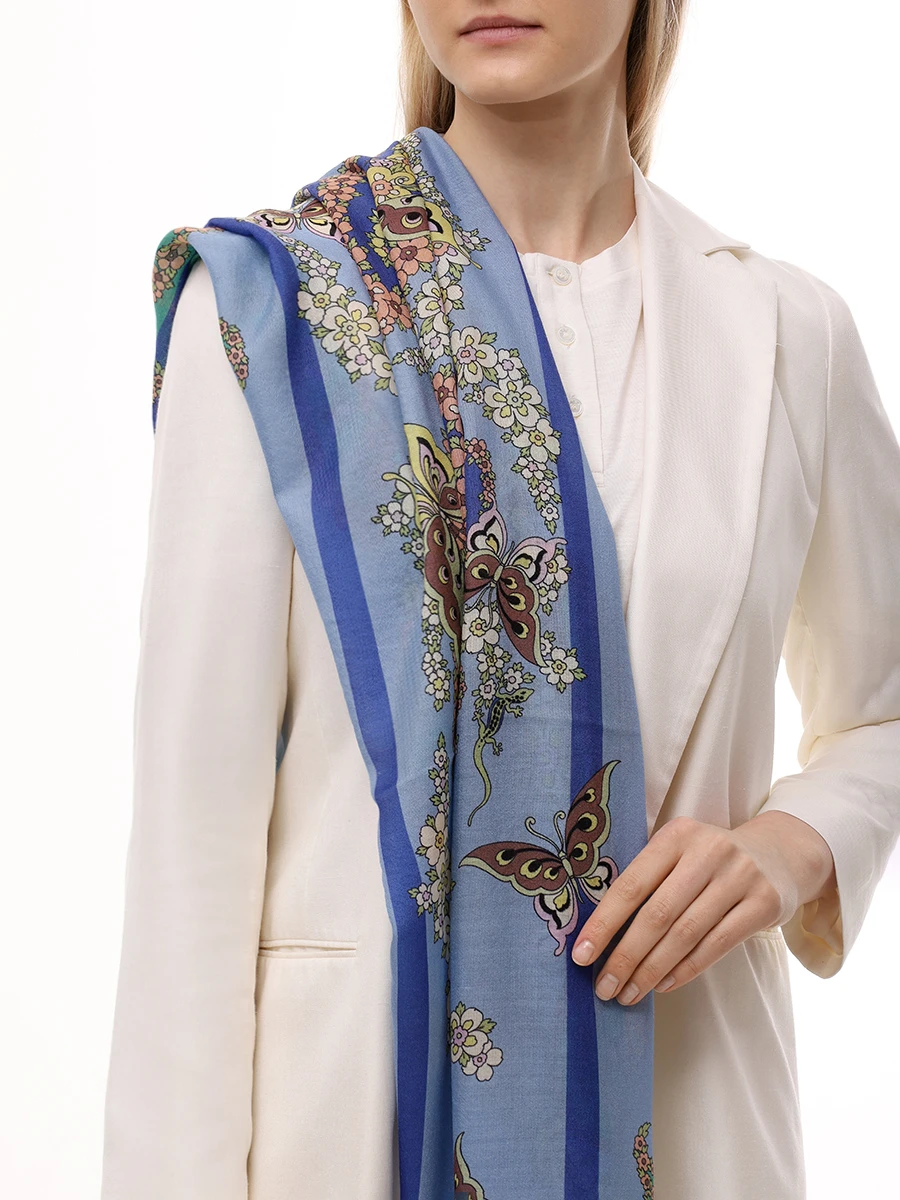 Палантин с принтом