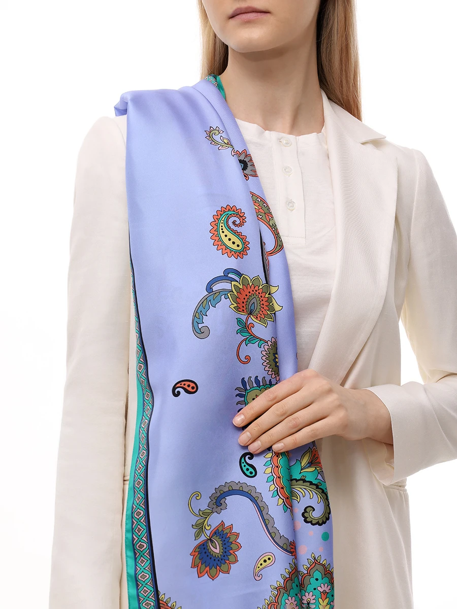 Палантин шелковый