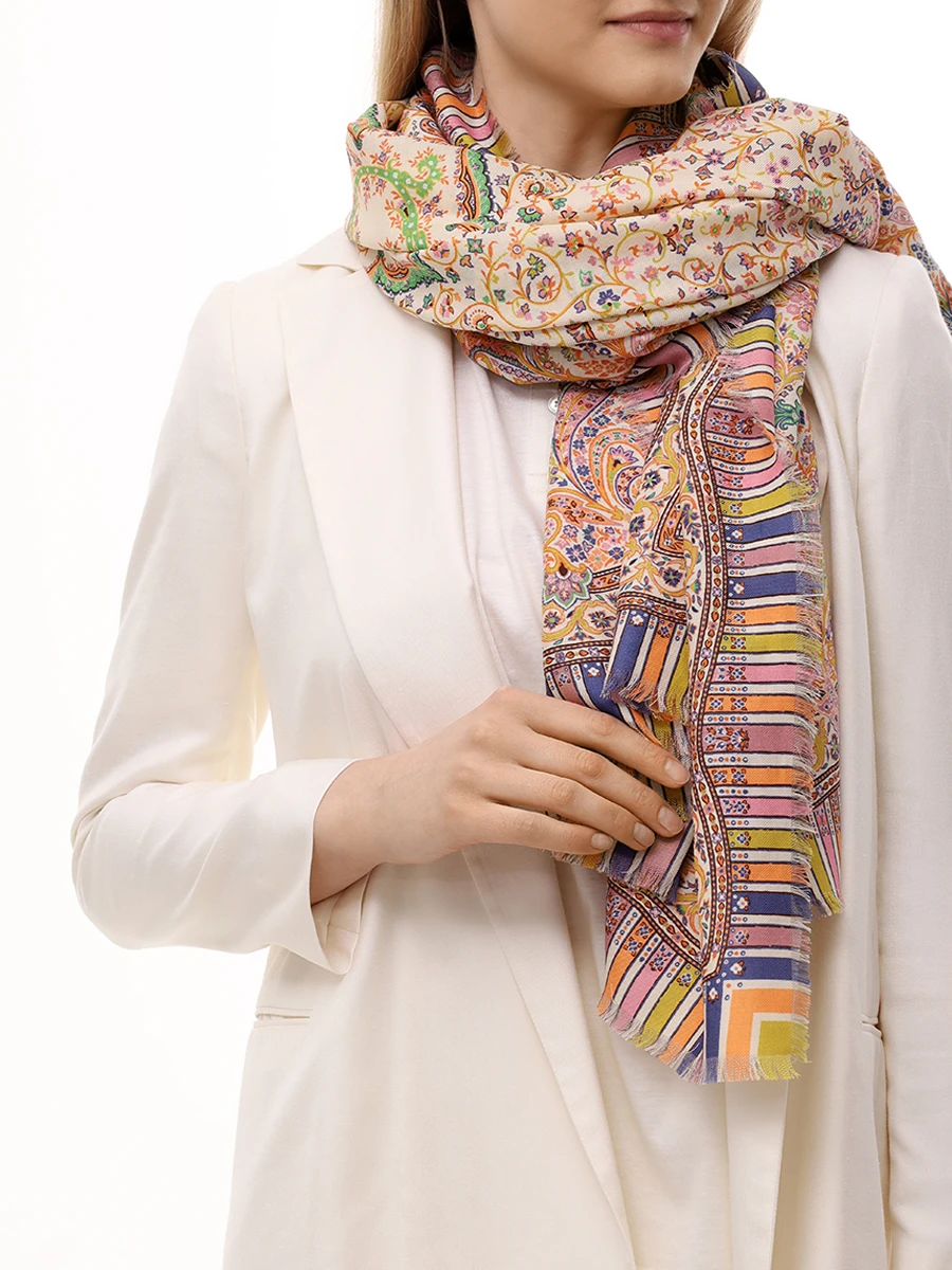 Платок из шерсти и шелка