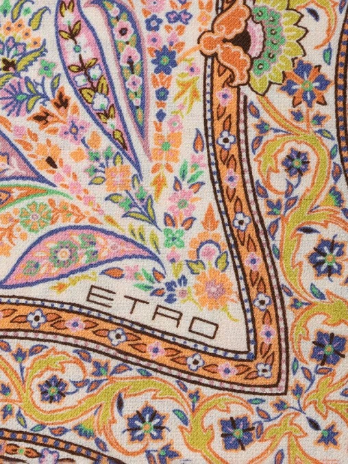 Платок из шерсти и шелка ETRO