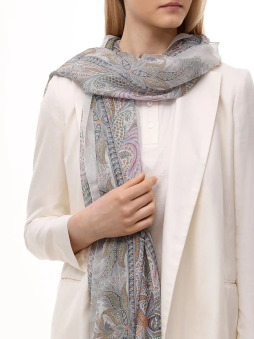 Палантин шелковый ETRO