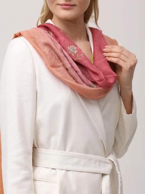 Палантин из шерсти и шелка ETRO