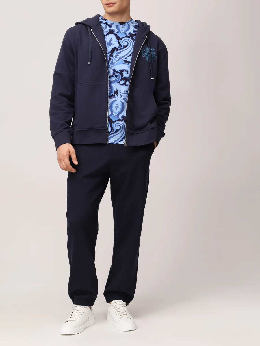 Брюки однотонные