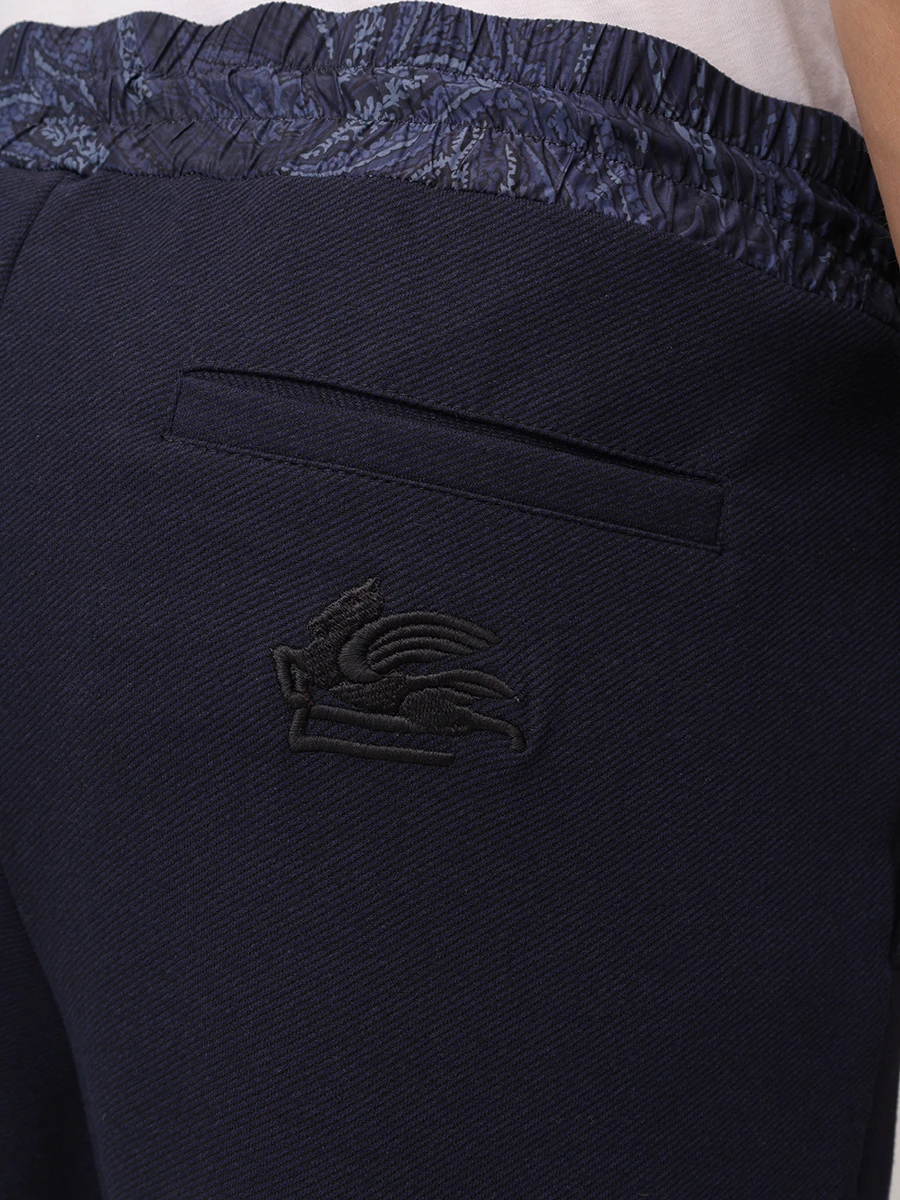 Брюки однотонные