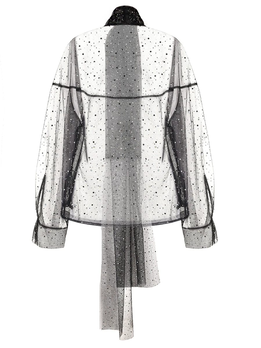 Блузка Звездное небо из сетки