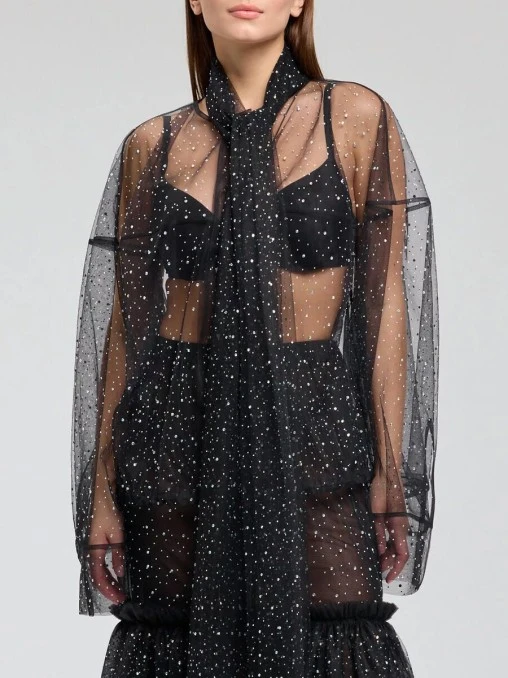 Блузка Звездное небо из сетки TOOMATCH