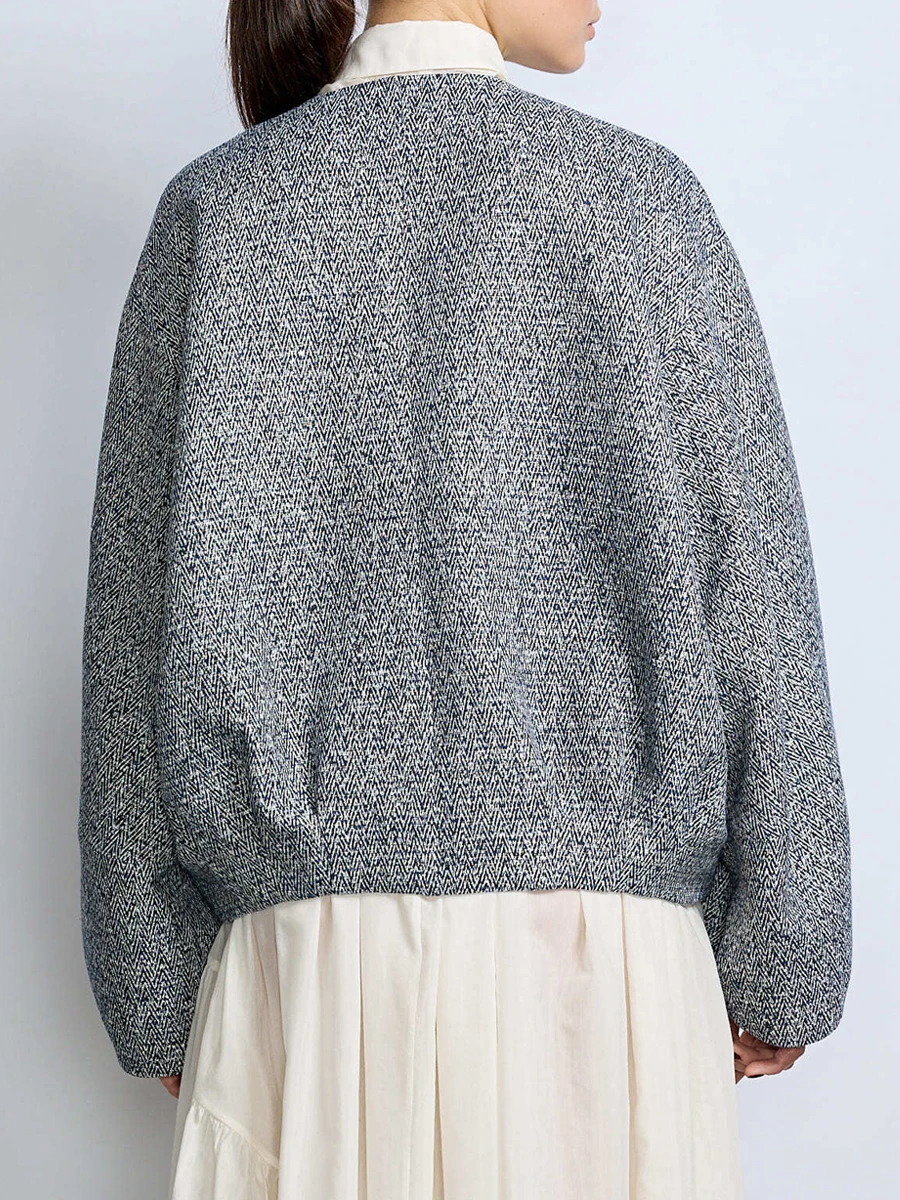 Бомбер Апрель из вискозы