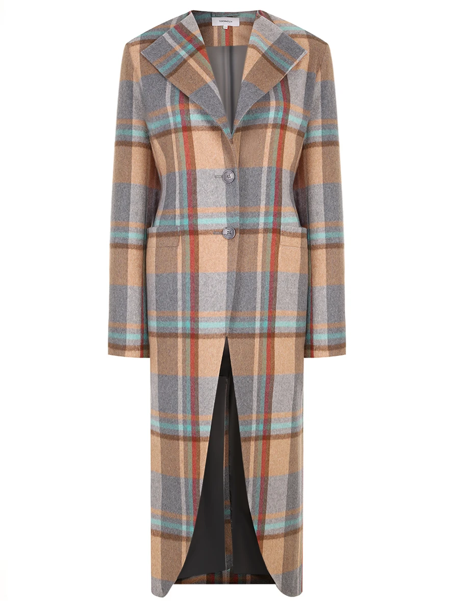 Пальто Виолончель в клетку