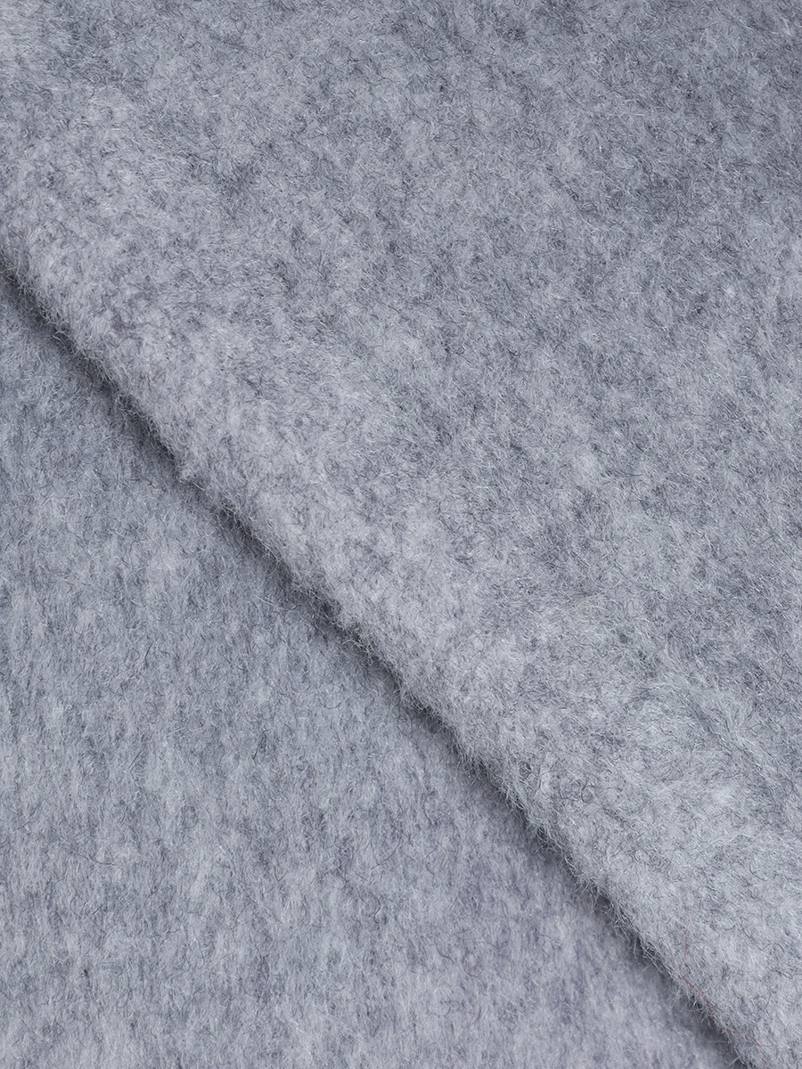 Пальто Сакура Серебро однотонное