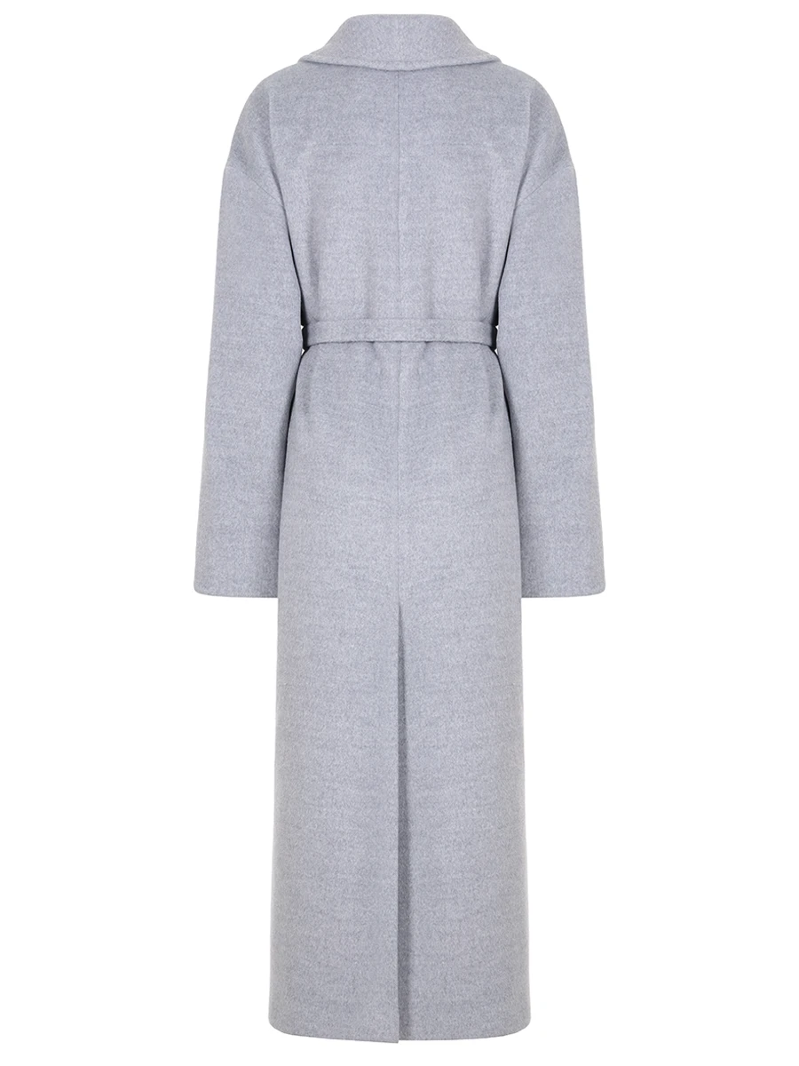 Пальто Сакура Серебро однотонное