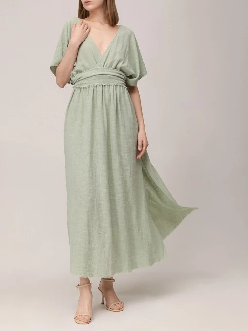 Платье хлопковое MAISON SAINT JULIEN